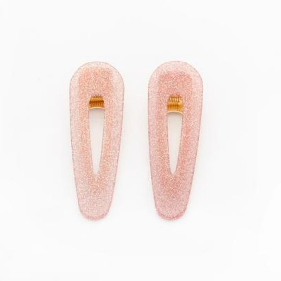 Valet Studio Kelly Clips in Pink & Blue Glitter - Picture 4 of 8